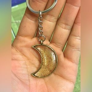 Moon Resin Key chain